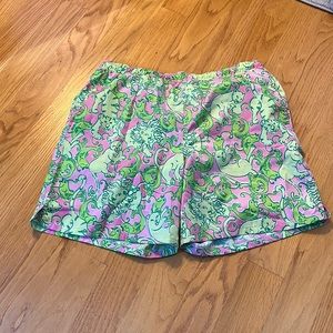Lilly Pulitzer vintage white label men’s swim trunks size M fried catfish